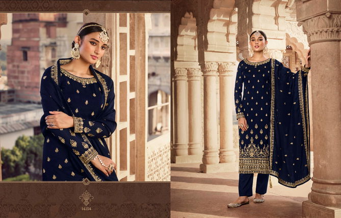 Meera Zisa Heavy Embroidery Work Wholesale Wedding Salwar Suits Catalog